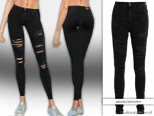 Brooklyn Dark Jeans for The Sims 4