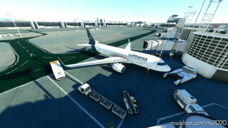 Lufthansa Mesh Livery For Asobo A320 NEO for Microsoft Flight Simulator 2020