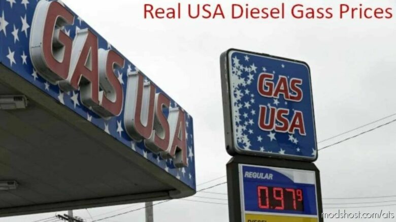 Real USA Diesel GAS Prices 08.11 [1.42] for American Truck Simulator
