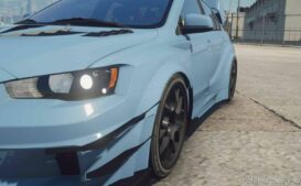 GTA 5 Mitsubishi Vehicle Mod: Lancer EVO X Varis Type 2 (Image #6)