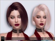Leona Hairstyle for The Sims 4