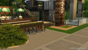 Sims 4 House Mod: Starbucks Coffee Shop – NO CC (Image #7)