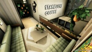 Sims 4 House Mod: Starbucks Coffee Shop – NO CC (Image #13)