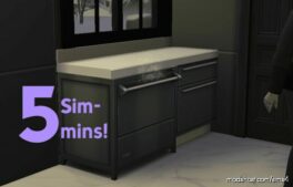 Turbo Dishwasher for The Sims 4