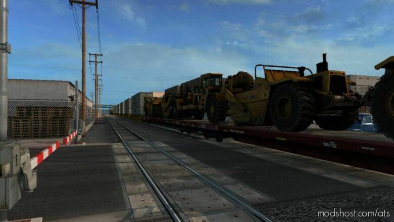 Long Trains Addon (150 Railcars UP) For Mod Improved Trains 3.8 [1.43] for American Truck Simulator