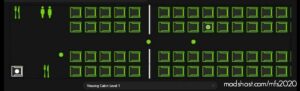 MSFS 2020 Mod: CRJ 1000 – Pacx Cabin Layout 100 Seats (Image #2)