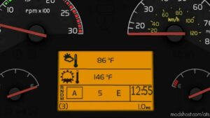 ATS Volvo Part Mod: Realistic Volvo VNL Dashboard Computer 1.42 (Image #4)