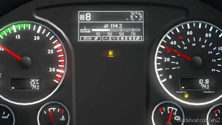 MAN TGX Euro 6 Realistic Dashboard Computer [1.43] for Euro Truck Simulator 2