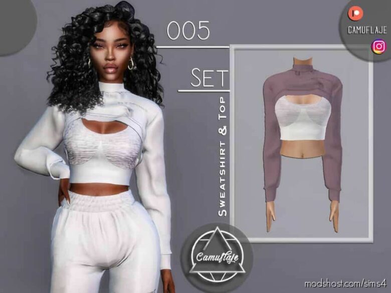 Sweatshirt & TOP for The Sims 4