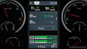 ETS2 Scania Part Mod: R & Streamline Realistic Dashboard Computer V1.1 1.42 (Image #3)