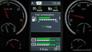 ETS2 Scania Part Mod: R & Streamline Realistic Dashboard Computer V1.1 1.42 (Image #7)