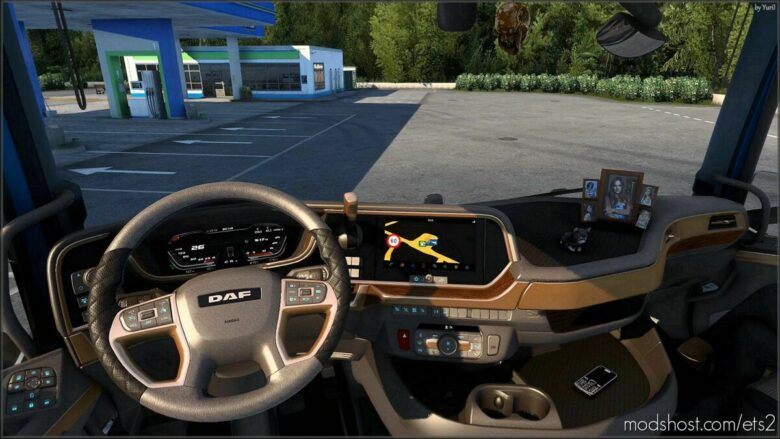 Beige Interior For DAF XG 2021 V0.9 for Euro Truck Simulator 2