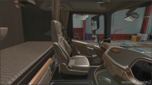 ETS2 DAF Mod: Beige Interior For DAF XG 2021 V0.9 (Image #2)