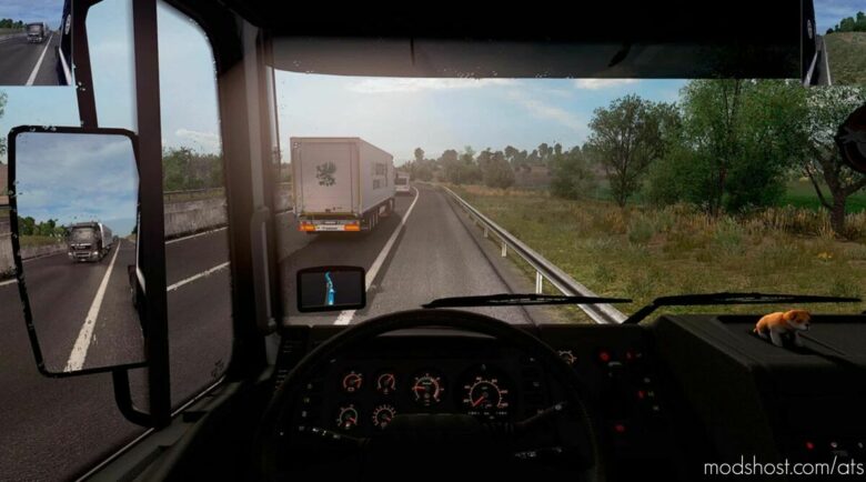 TOP Corner & Small Mirrors V1.4 [1.43] for American Truck Simulator
