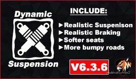 Dynamic Suspension V6.3.6 [1.43] for Euro Truck Simulator 2