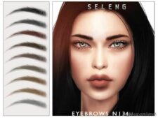 Eyebrows N134 for The Sims 4