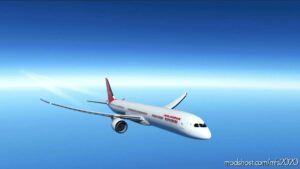 MSFS 2020 Boeing Livery Mod: AIR India Boeing 787 (4K) V5.0 (Image #2)