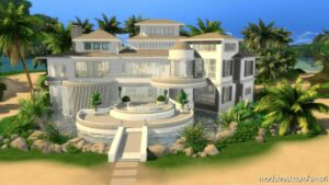 Sims 4 House Mod: Modern Paradisiac Mansion – NO CC (Image #3)