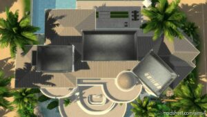 Sims 4 House Mod: Modern Paradisiac Mansion – NO CC (Image #7)