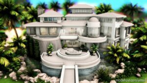 Sims 4 House Mod: Modern Paradisiac Mansion – NO CC (Image #12)