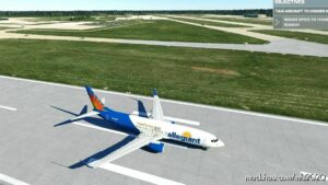 MSFS 2020 737-800 Livery Mod: B73X Allegiant (Image #2)