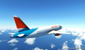 MSFS 2020 8K Livery Mod: Sukhoi Superjet 100 Azimoth Airlines 8K (Image #2)