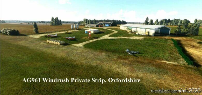 Neil’s Tours AG961 Windrush Private Strip, Oxfordshire, England for Microsoft Flight Simulator 2020