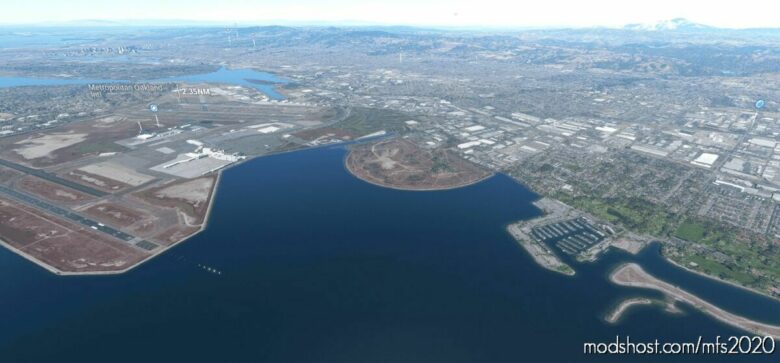 Water FIX – Oakland+Alameda County, California, USA for Microsoft Flight Simulator 2020