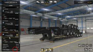 ATS Mod: Stacked SCS Lowboy Trailers (With Extra Cargo) V1.7 1.43 (Image #3)