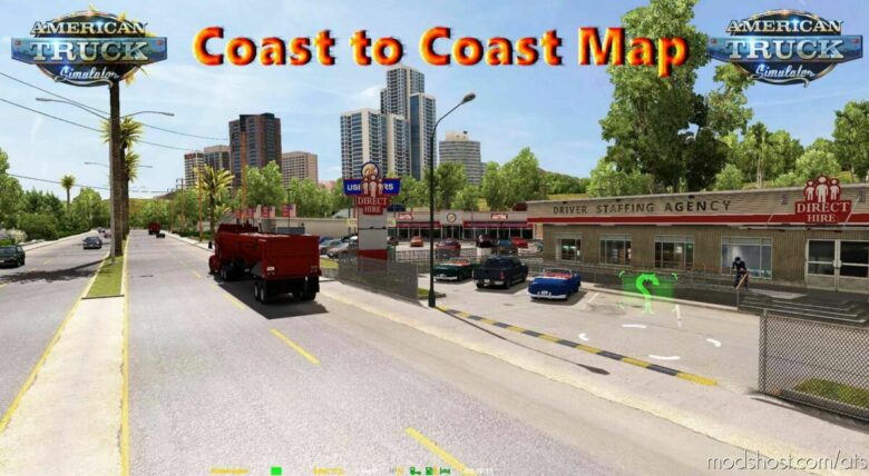 Coast To Coast Map V2.12.5 [1.42] for American Truck Simulator
