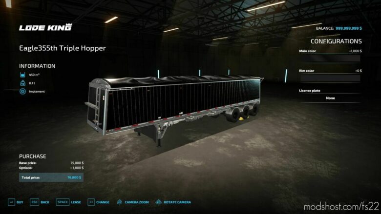 Triple Hopper for Farming Simulator 22
