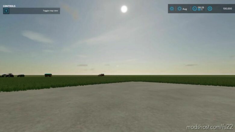 4X Empty Mod Map for Farming Simulator 22