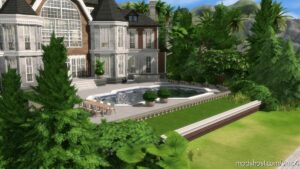 Sims 4 House Mod: Hamptons Mansion – NO CC (Image #8)