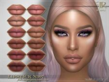 Lipstick N307 for The Sims 4