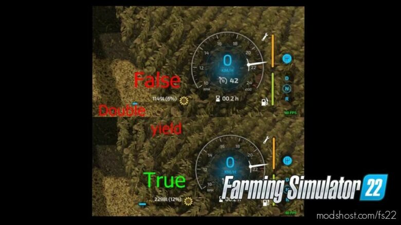 Double Yield for Farming Simulator 22