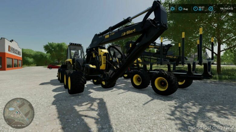 Ponsse Bison And Cobra for Farming Simulator 22