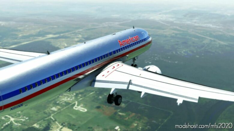 FBW A32NX A320 American Airlines 1968 Livery for Microsoft Flight Simulator 2020
