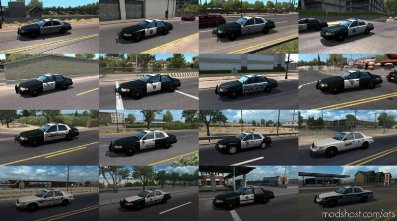 Municipal Police Traffic Pack V11.3 for American Truck Simulator