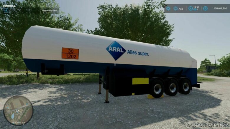 Diesel Semitrailer Aral for Farming Simulator 22