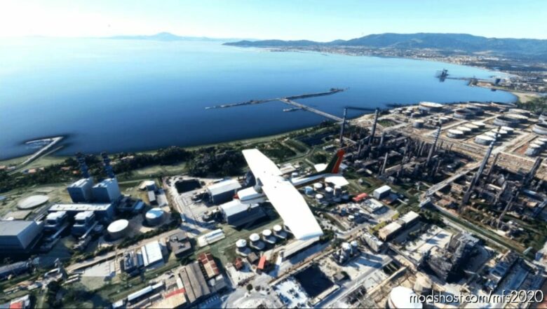 Gibraltar OIL Refinery, Spain for Microsoft Flight Simulator 2020