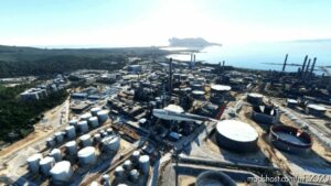 MSFS 2020 Spain Scenery Mod: Gibraltar OIL Refinery, Spain (Image #2)