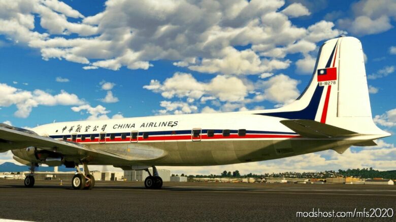 Pmdg Douglas DC-6B China Airlines Livery for Microsoft Flight Simulator 2020