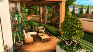 Sims 4 Mod: ECO Modern House – NO CC (Image #2)