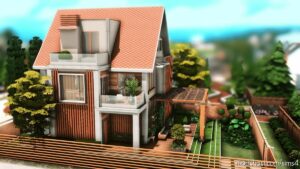 Sims 4 Mod: ECO Modern House – NO CC (Image #4)