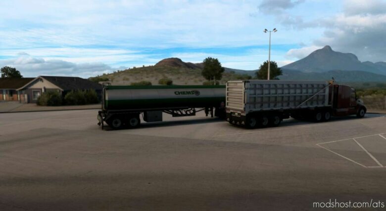 Benson END Dump In Traffic for American Truck Simulator