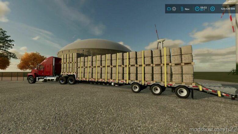 Lode King Renown Drop Deck Autoload for Farming Simulator 22
