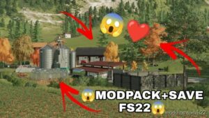 Modpack & Savegame Erlengrat FS22 for Farming Simulator 22