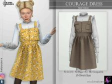 Courage Dress for The Sims 4