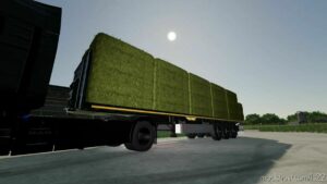 Krone Flatbed Trailer With Autoload for Farming Simulator 22