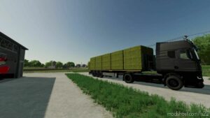 FS22 Krone Mod: Flatbed Trailer With Autoload (Image #2)